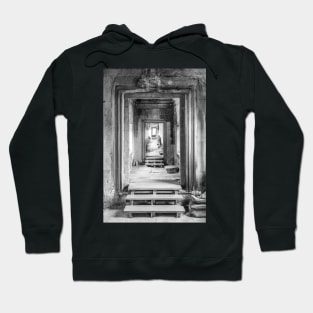 The Southern Gallery, Angkor Wat - BW Hoodie